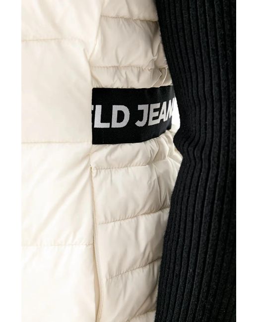 Karl Lagerfeld Black Logo-Print Quilted Gilet