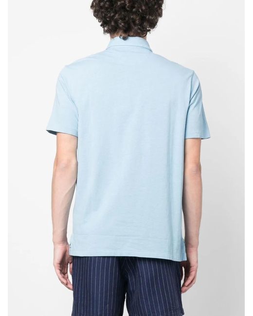 Polo Ralph Lauren Blue Patch-Pocket Polo Shirt for men