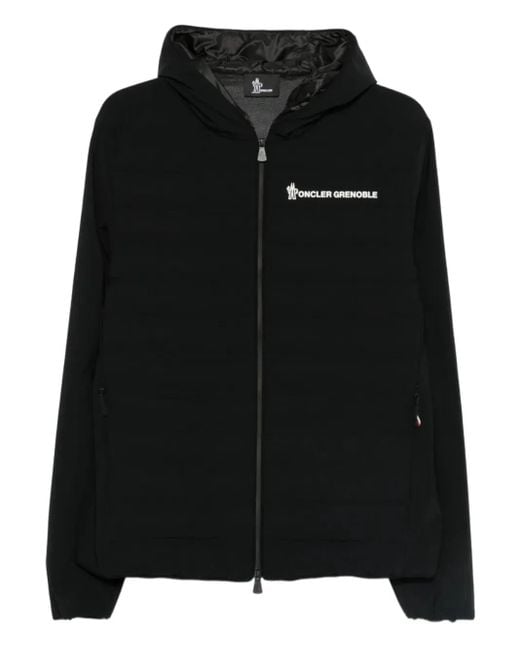 Moncler Wattierte Jacke Mit Reißverschluss in Black für Herren