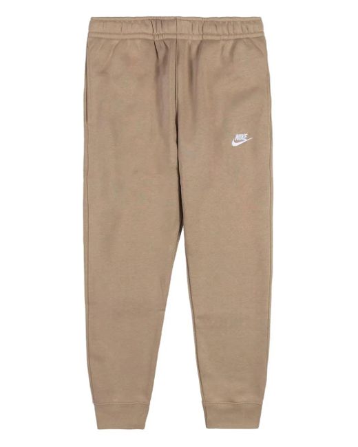 Nike Natural Embroidered-Logo Track Pants for men