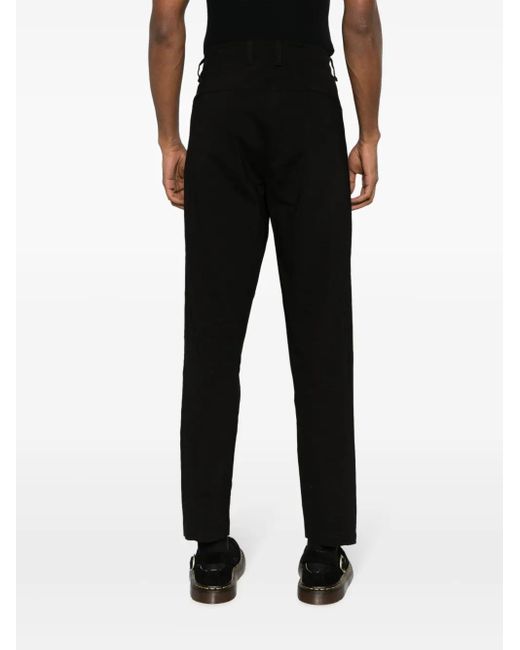 Transit Gerade High-Waist-Hose in Black für Herren