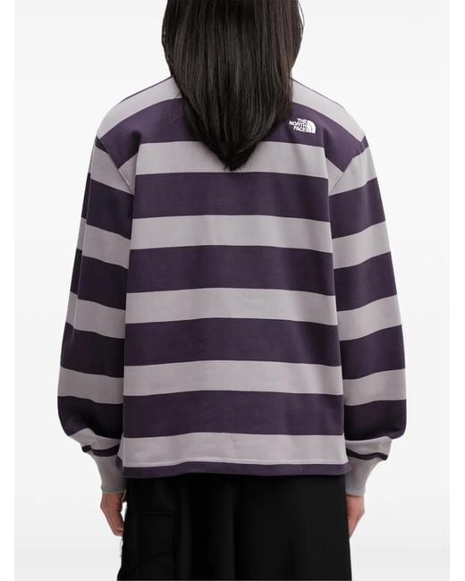 The North Face Blue Rugby Polo Sweatshirt