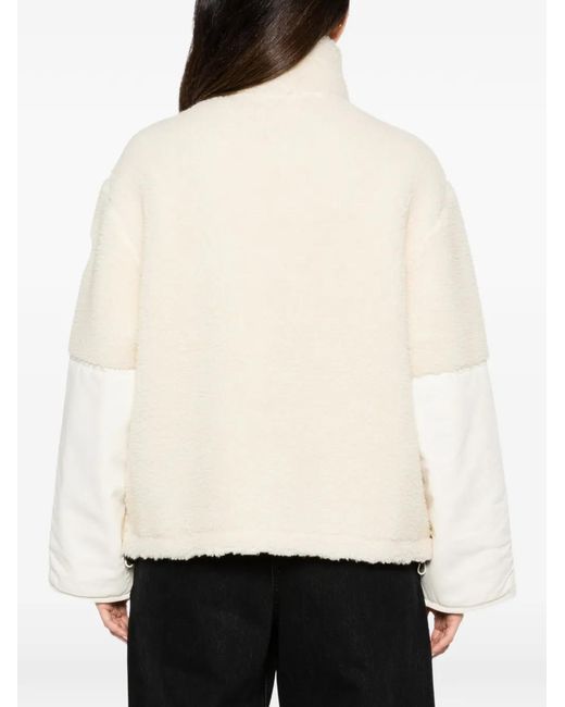 Canada Goose White Soren Zip-Up Fleece Jacket