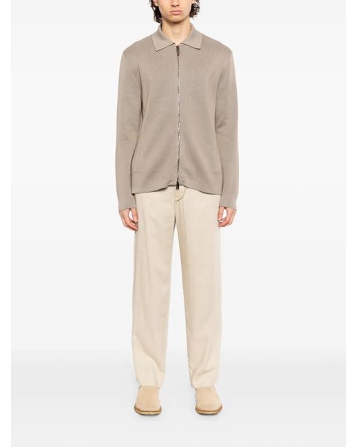 Canali Natural Collared Jacket for men