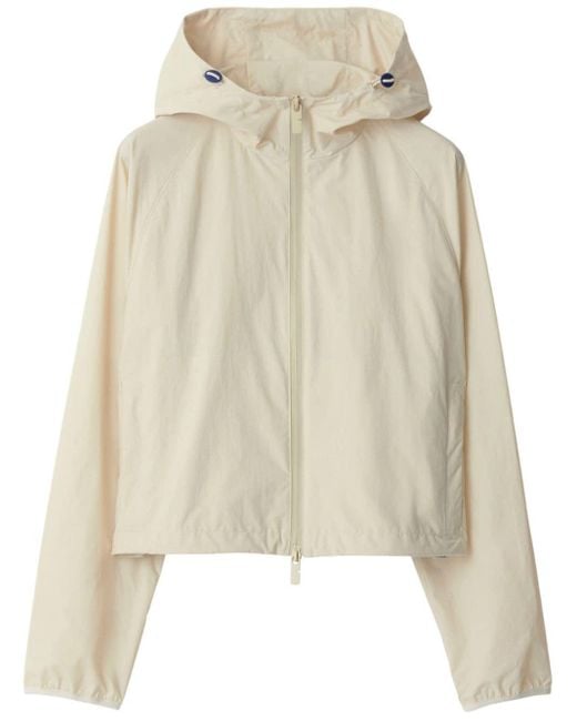 Burberry Natural Equestrian Knight Parka