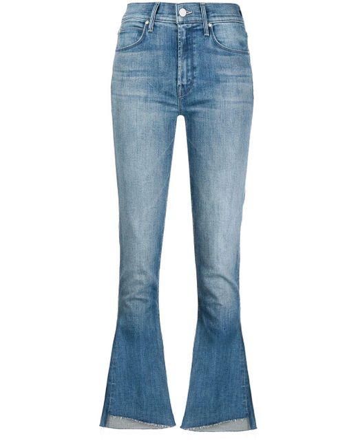 Mother The Runaway Step Flared Jeans in Blue | Lyst UK