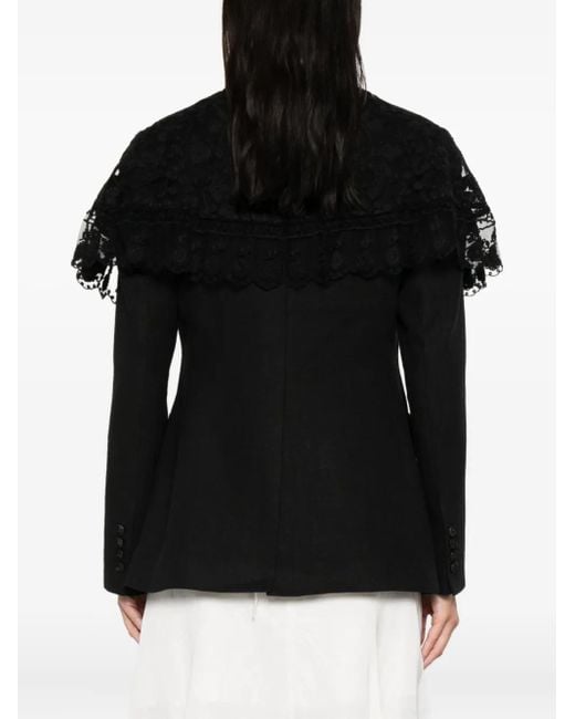 Veste À Fines Rayures Sea en coloris Black