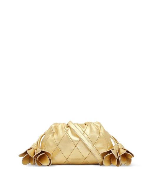 Zimmermann Metallic Cloud 91 Quilted Leather Clutch Bag
