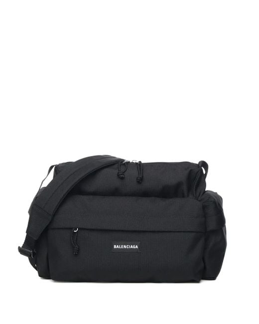 Bolso de viaje con doble compartimento Balenciaga de hombre de color Black