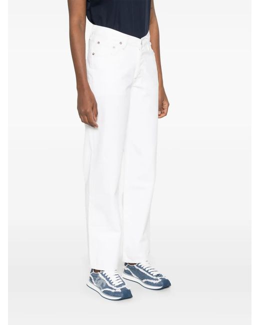 Agolde White Jeans