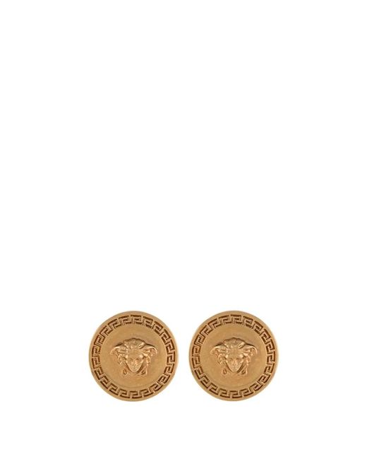 Versace White Tribute Medusa Earrings