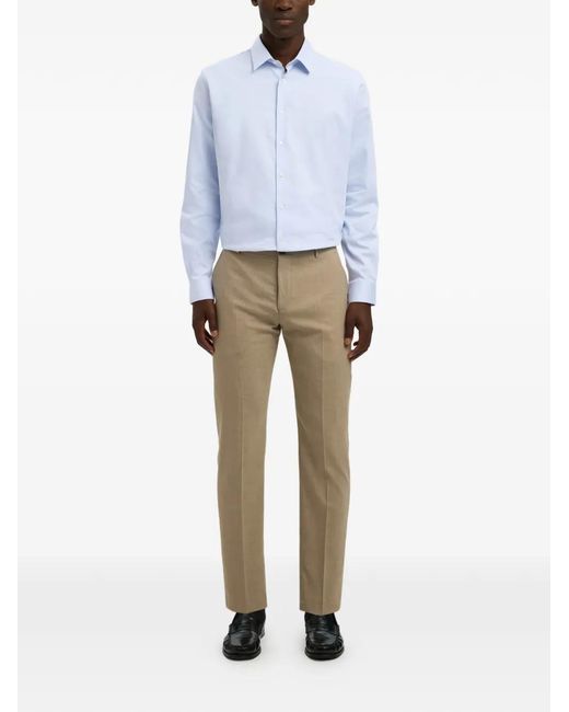 SELECTED Blue Button-Down Shirt for men