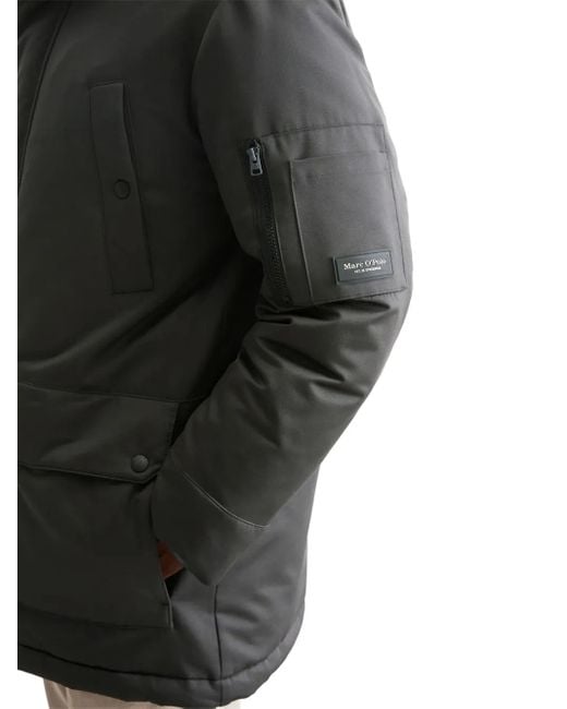 Marc O' Polo Gray Padded Parka Jacket for men