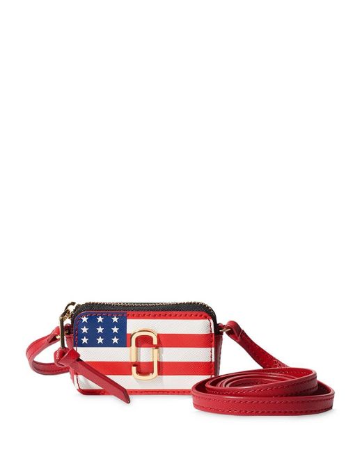 Marc Jacobs Red The Shot Flag Purse