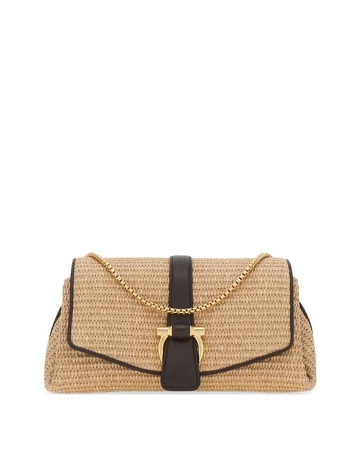 Ferragamo Natural Mia Crossbody Bag (Xs)