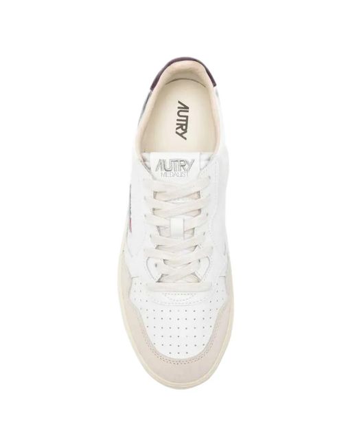 Autry White Color Block Sneakers