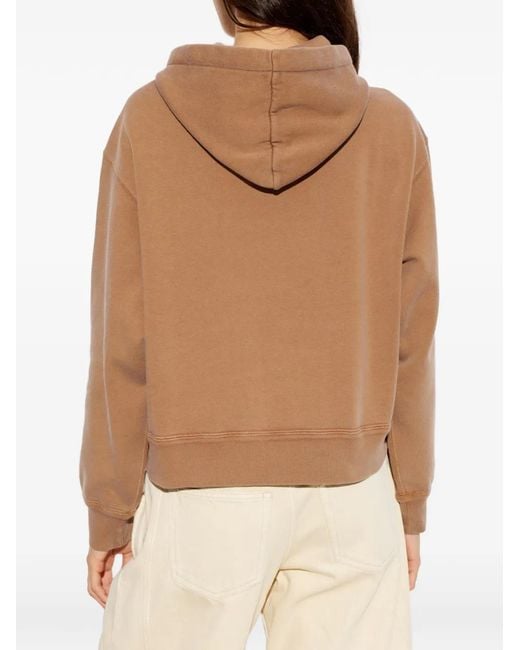 Isabel Marant Natural Salmy Cotton Hoodie