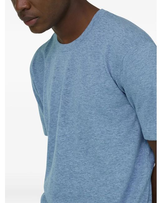Boggi Blue Crew-Neck T-Shirt for men