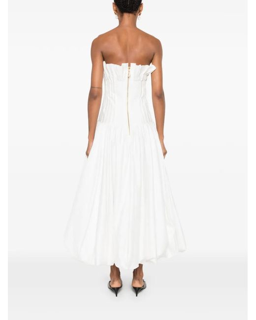 Aje. White Sleeveless Maxi Dress