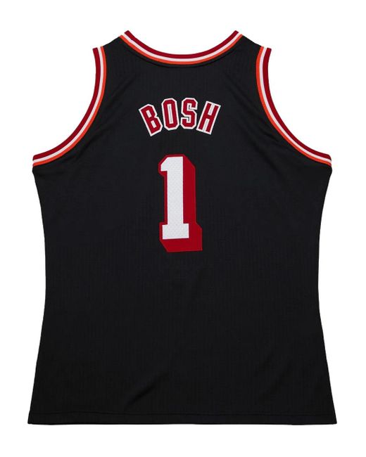 Mitchell & Ness Black Nba Heat 2013 Chris Bosh Jersey for men