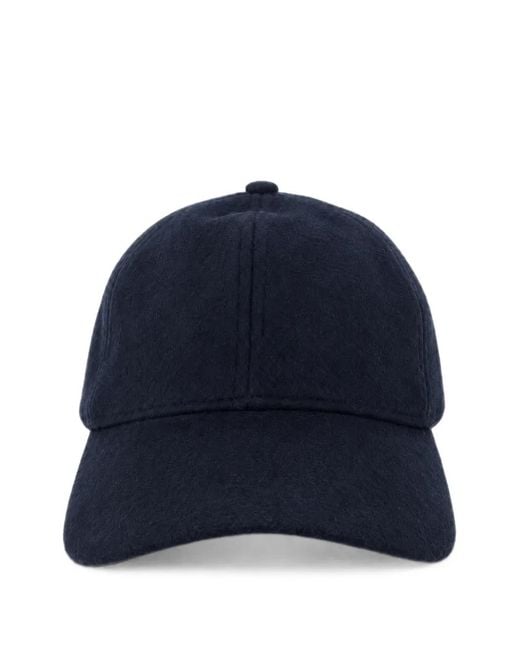 Franzese Collection Blue David Beckham Wool Cap for men
