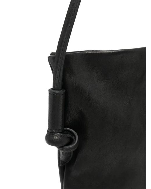 SOMMET Black Frida Leather Shoulder Bag