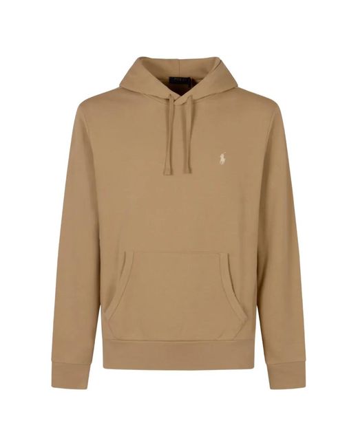 Polo Ralph Lauren Natural Logo-Embroidered Drawstring Hoodie for men