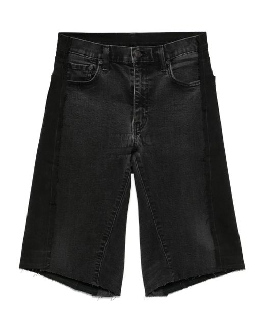 PROTOTYPES Black New Denim Shorts for men