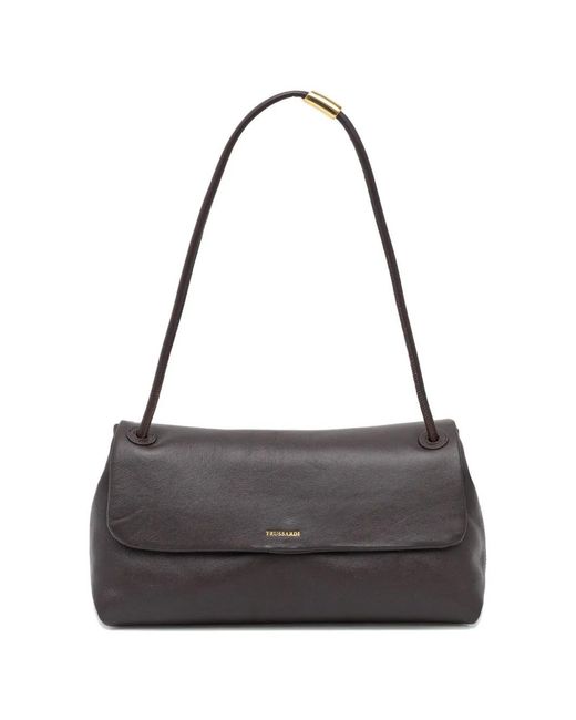 Trussardi Black Medium Orbita Shoulder Bag