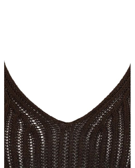 Max Mara Black Ribbed Top