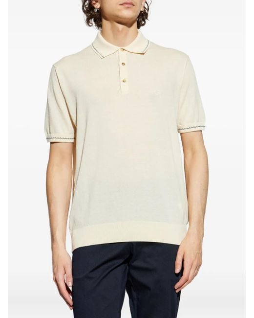 Etro Natural Cotton Polo Shirt for men