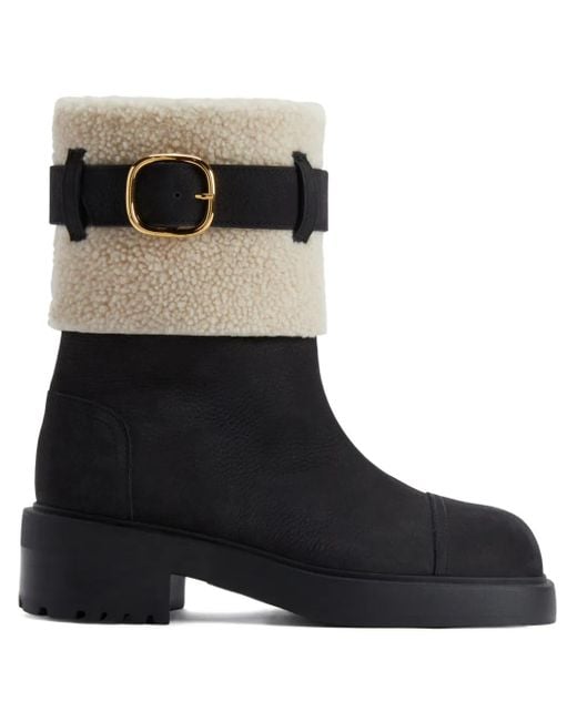 Giuseppe Zanotti Black Courmayeur Ankle Boots