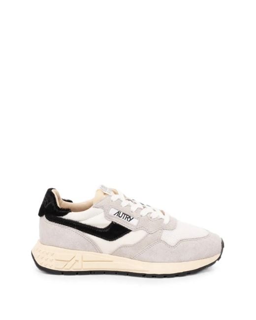 Autry White Reelwind Low Lamsue/Pon