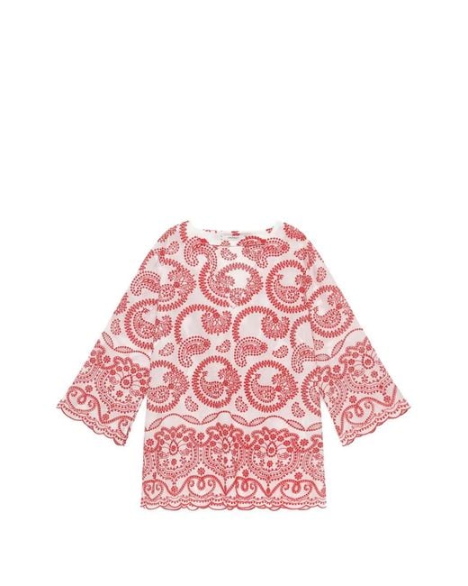 Maliparmi Pink Broderie Shirt