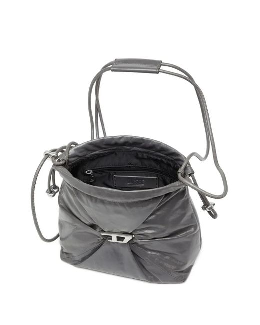 DIESEL Scrunch-d バケットバッグ Gray