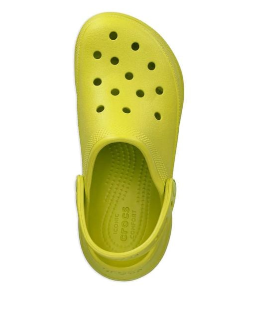 CROCSTM Yellow Platform Perforated Slides