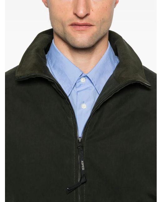 Aspesi Black Stanton Bomber Jacket for men