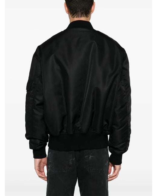 44 Label Group Black Profiler Bomber Jacket