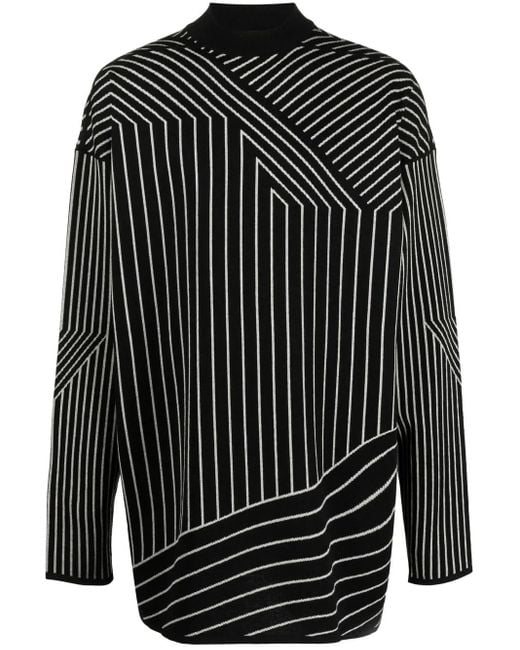 Rick Owens Trui Van Scheerwol in het Black voor heren