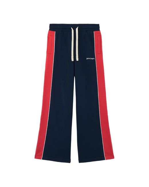 Palm Angels White Logo Side-Bands Track Pants