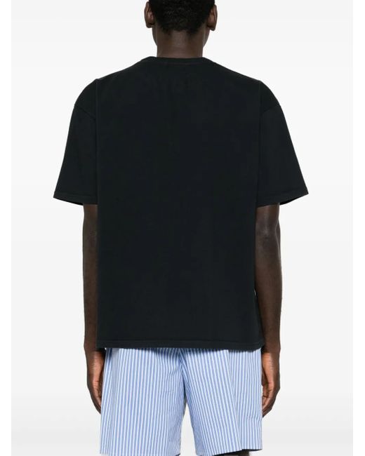 Rhude Black Les Deux Alpes T-Shirt T-Shirt for men
