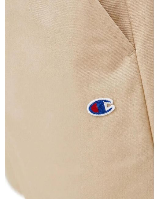 Champion Natural Drawstring Logo Shorts for men