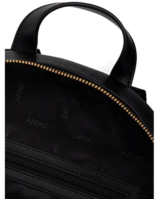 Mochila De Piel DKNY de color Black