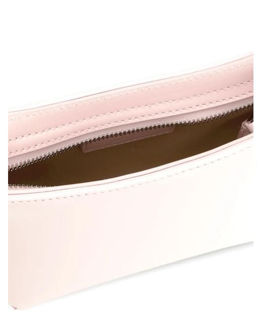 Jacquemus White Le Petit Bisou Leather Shoulder Bag