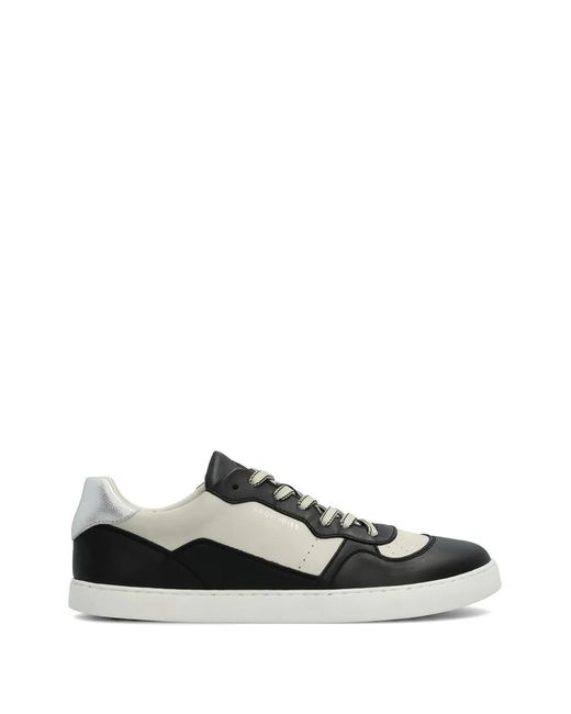 Groundies White Panelled Perforated Sneakers