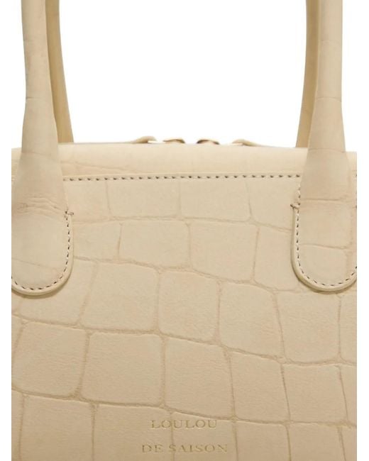 Loulou de Saison Natural Mawi Rectangular Shoulder Bag