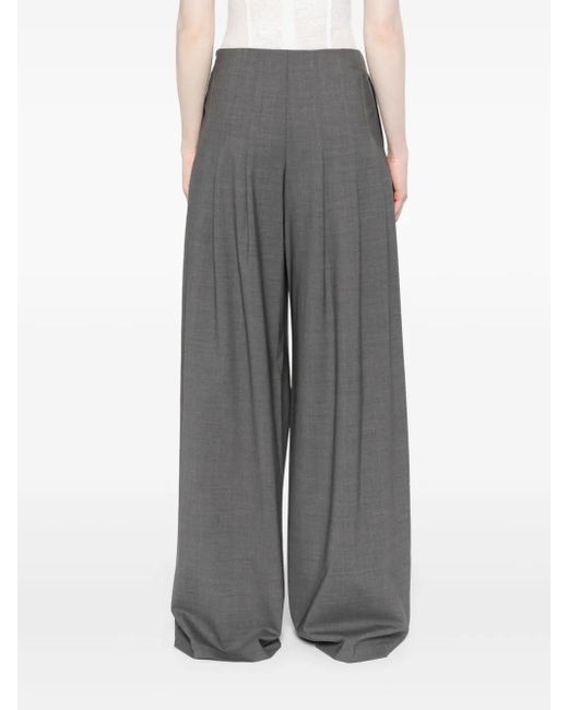 GIUSEPPE DI MORABITO Gray Pleated Trousers