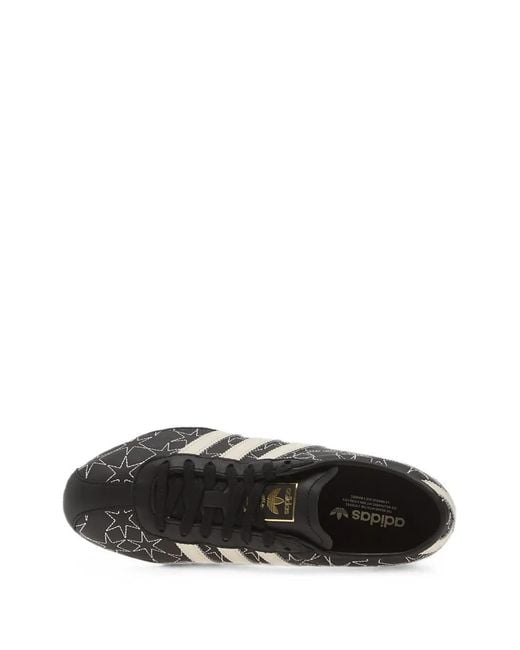 Adidas Black Tokyo Star-Embroidered Sneakers