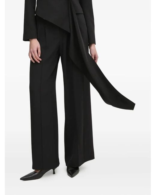 Sandro Ferrone Black Side-Pockets Trousers