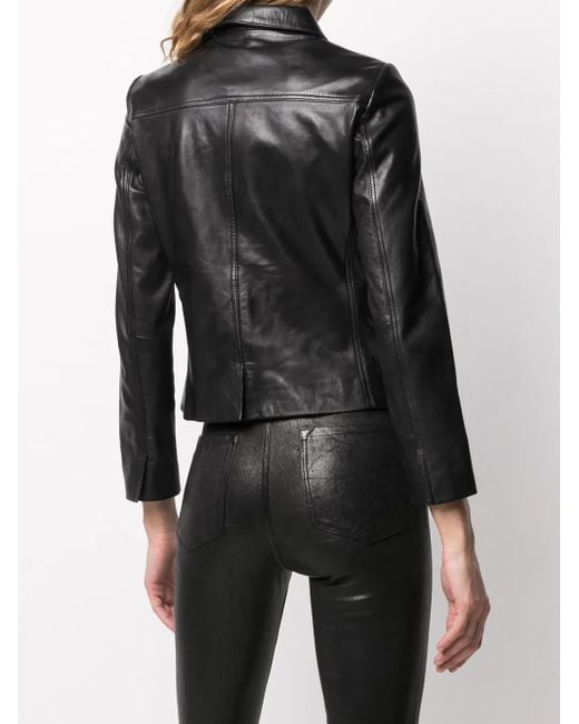 Zadig & Voltaire Black Button-Front Jacket